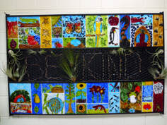Orminston PS Fused Glass Art Installation
