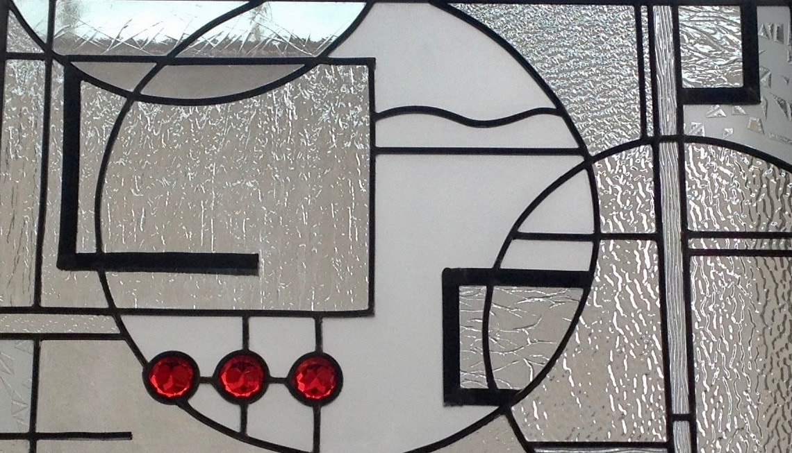 Chopik Residence stained glass panel